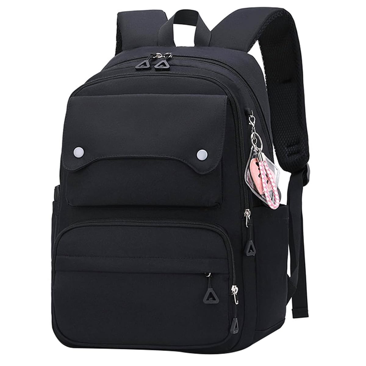 PALAY® School Bag School Girls Backpack Large Capacity 26L School Backpack Breathable Shoulder Strap Design Travel Backpack Fashion Black Nylon School Backpack Gift for Girls PALAY® School Bag School Girls Backpack Large Capacity 26L School Backpack Breathable Shoulder Strap Design Travel Backpack Fashion Black Nylon School Backpack Gift for Girls